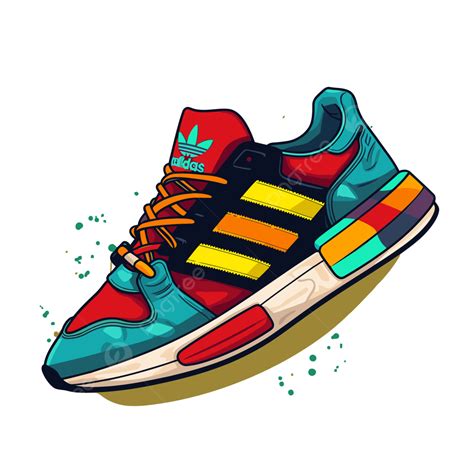 adidas hiphop sneaker clipart|Adidas sneakers clipart.